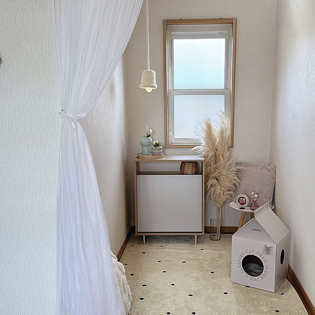 On Walls,ダイソー,花,ゴミ箱,100均,ディスプレイ,3COINS,模様替え,冬,チューリップ,アイリスオーヤマ,窓辺のインテリア,猫のいる暮らし,LAKOLE yuri.sの部屋
