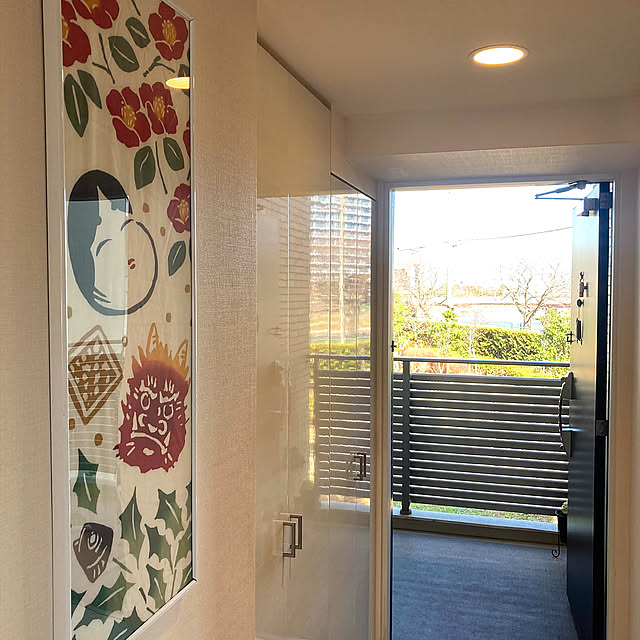 Entrance,手拭い,節分 marukoの部屋