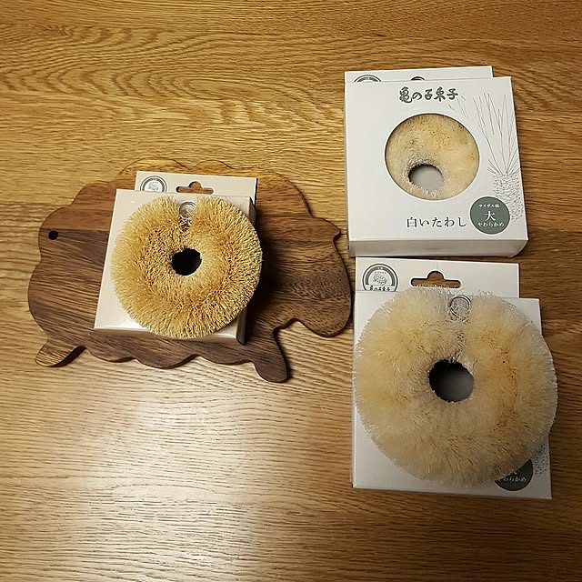 Kitchen,亀の子束子,すっきり暮らしたい,白 konatuの部屋