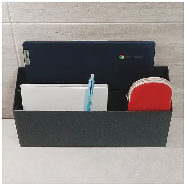 My Desk,IKEA,ファイルボックス,パソコン収納,すっきり暮らす merukunの部屋