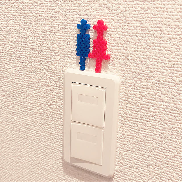 アイロンビーズ,100均,ハンドメイド,Bathroom kaori405の部屋