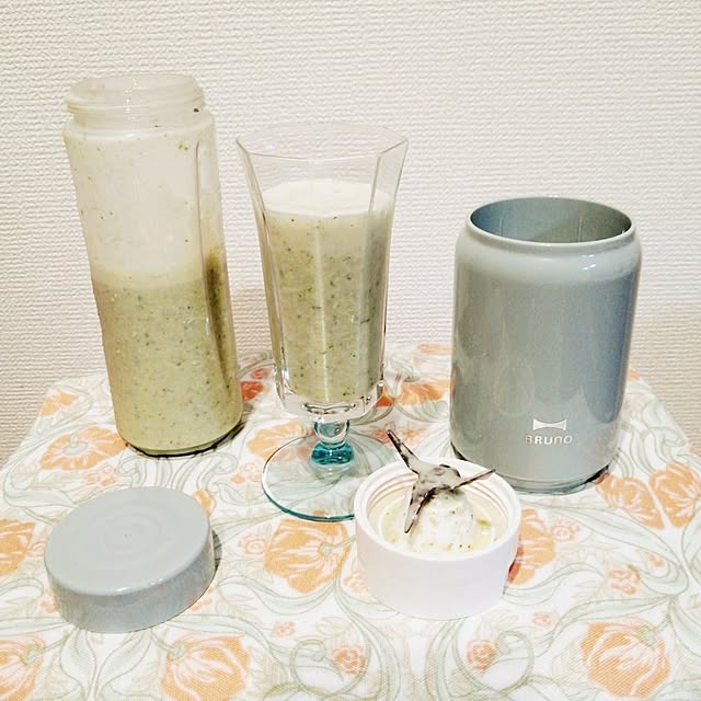 Kitchen,夏,ボトルブレンダー,ブルーノ,みてくれて、ありがとう(*^ω^),ミックスジュース,マンション暮らし yokkoの部屋