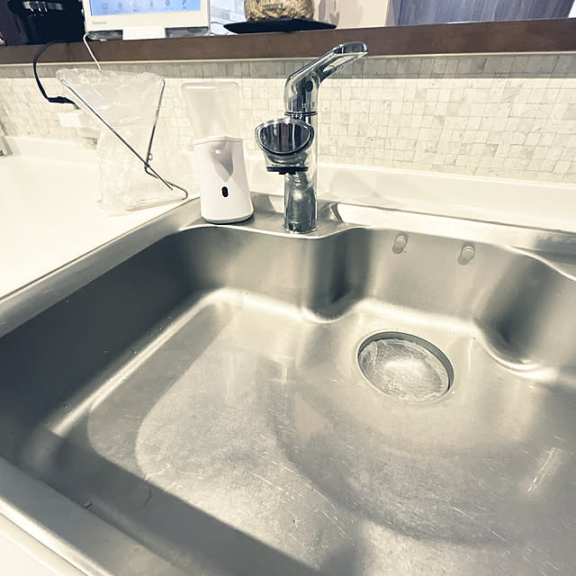 Kitchen,スタンド,KEYUKA,マーナ,三角コーナーは置かない派,三角コーナー,排水口カバー撤去,排水口カバー,持たない暮らし yunyumの部屋