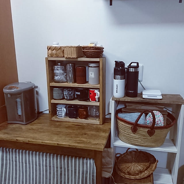 My Shelf,100均,DIY,お茶セット,マグカップ nscraftworksの部屋