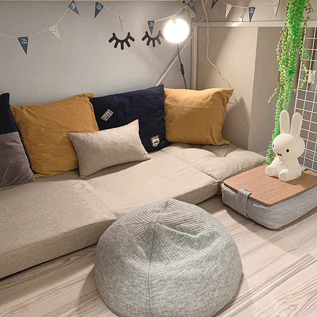 隠れ家スペース,子供部屋,秘密基地,小学3年生女子,RoomClipショッピング,ソファ,ナチュラルインテリア,ig→kiyo_home,おうち見直しキャンペーン,ニトリ,マンションインテリア,ソファベッド,リクライニングソファ,ニトリのシステムベッド,ロフトベッド下,こどものいる暮らし,カウチソファ,My Desk kiyoの部屋