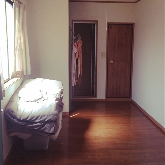 Bedroom,ミニマリスト,一人暮らし,賃貸,何もない部屋,断捨離 NavyLoverの部屋