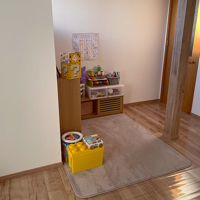 Lounge,ラグマット,キッズスペース (リビング),ナチュラル,子どものいる暮らし chocoの部屋