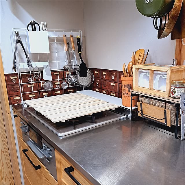 Kitchen,10分でできる,作業スペース作り,すのこ,木板,セリア,100均,工作,リメイク,イベント参加,イベント用なのでスルーしてね！,心地よい暮らし,楽しい暮らし,いろはもみじ,おうち時間,手作り,ハンドメイド kazuraの部屋