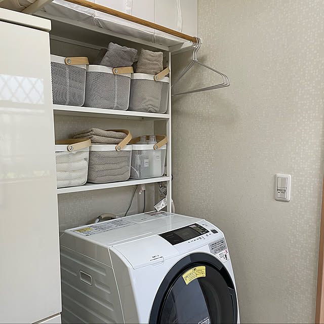 イベント参加なのでコメントお気遣いなく♡,バスルームの収納,バスケットかご,IKEA,IKEAバスケット,ランドリーシェルフ,タワー tower,タオル収納,Bathroom,タオル収納イベント参加 natsuの部屋