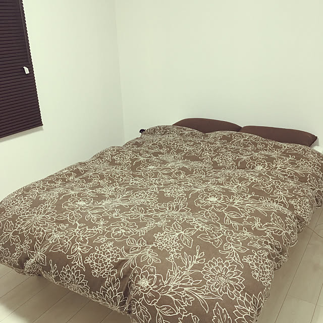 Bedroom,脚付きマットレス,無印良品,シンプル pikoの部屋