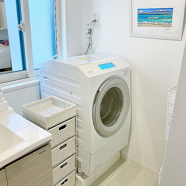 Bathroom,ドラム式洗濯機,TOSHIBA ZABOON,TOSHIBA洗濯機,洗面所,洗濯機 Mihoの部屋