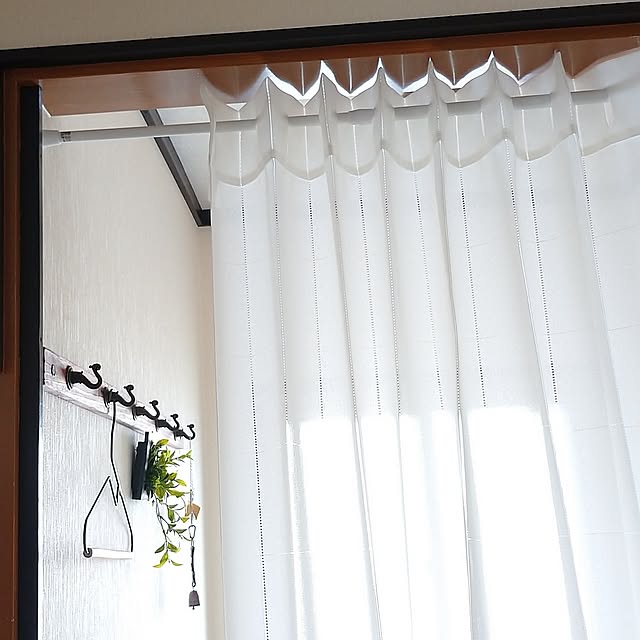 Entrance,つっぱり棒,カーテン atu.の部屋