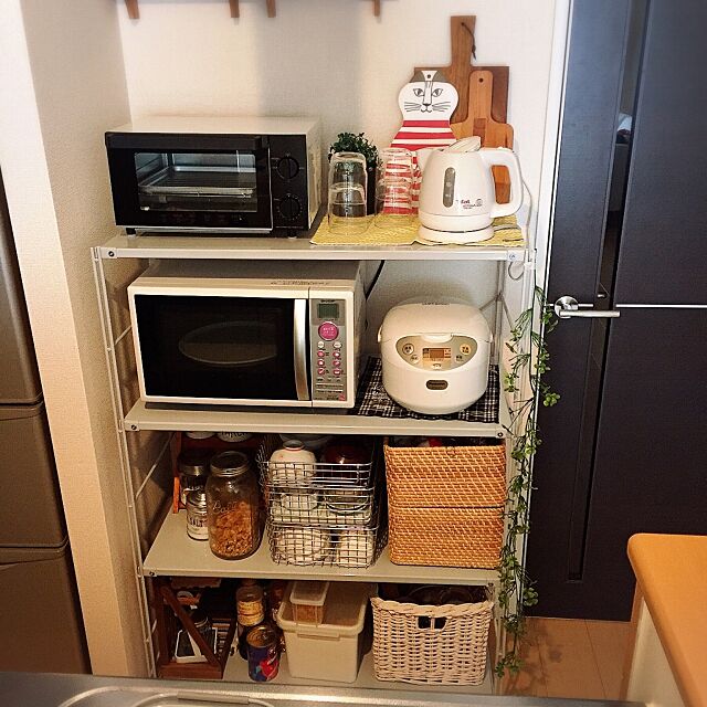Kitchen,ステンレスユニットシェルフ,無印良品,無印,見せる収納,収納 sayu_04の部屋