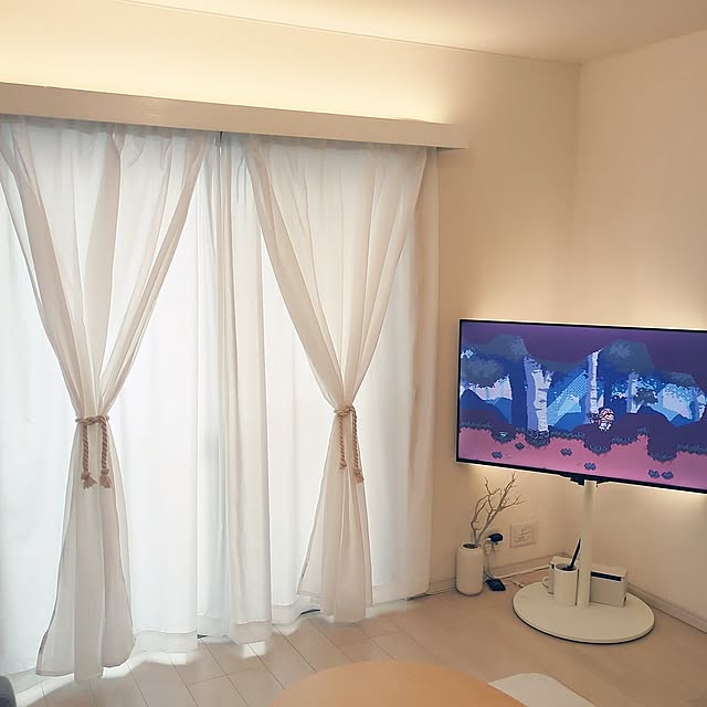 Lounge,IKEA,無印良品,TV台,wall a2,建売住宅,カーテンボックス,DIY,ホワイトインテリア,こどもと暮らす,断捨離中 LUVの部屋