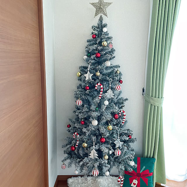 My Shelf,クリスマスツリー,ニトリハーフツリー,クリスマス niko3の部屋