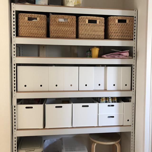 収納ボックス,収納,パントリー,RoomClipアンケート,ニトリ,無印良品,My Shelf misaの部屋