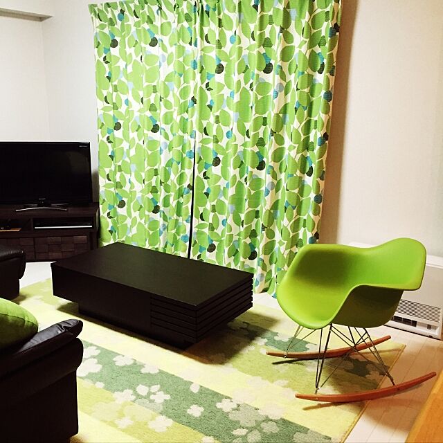 Lounge,緑色が好き,デザイナーズチェア,ナチュラル,モダンデコ cocopanの部屋
