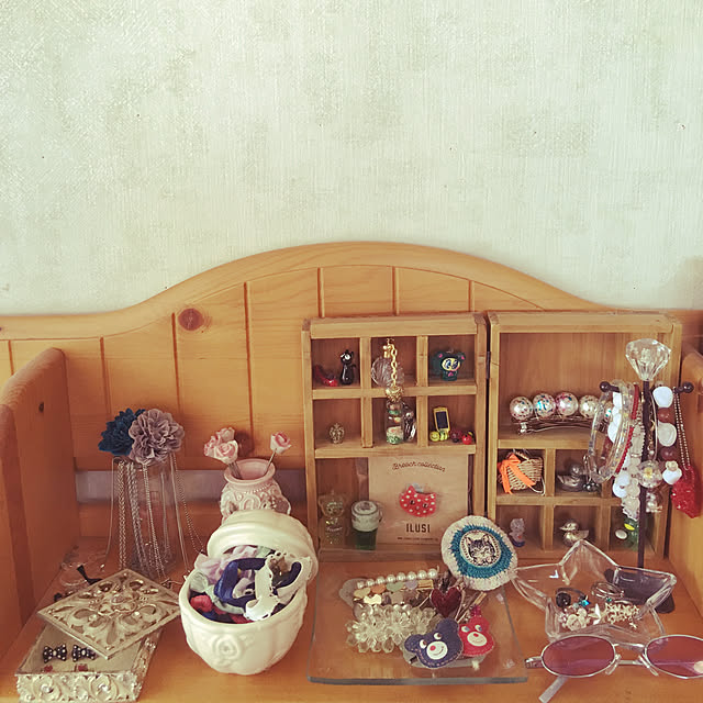 My Shelf,雑貨屋さんに憧れて♪,雑貨屋さん風,ショップ風,アクセサリーコーナー,アクセサリー収納,アクセサリーディスプレイ,アクセサリー,雑貨 Amy.129の部屋