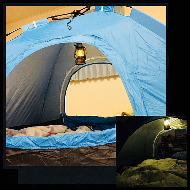 Bedroom,おうちテント,おうちキャンプ,簡易テント,テント,○○がなくてもくつろげる空間,10000人の暮らし,LEDランタン tomoyuzupiの部屋