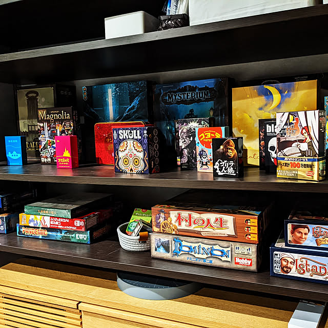 My Shelf,ボードゲーム収納,コメント喜びます♡,フォローお気軽にしてください♡,ボードゲームのストック場所 Ameの部屋