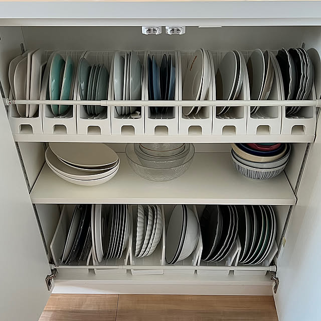 My Shelf,食器棚収納,食器収納,皿100均,皿を立てる収納,セリア収納BOX,セリア収納ボックス,セリア収納ケース,セリア収納,セリア購入品,セリア,ダイソー購入品,ダイソー,キッチン棚整理,キッチン棚収納 ktumi_roomの部屋
