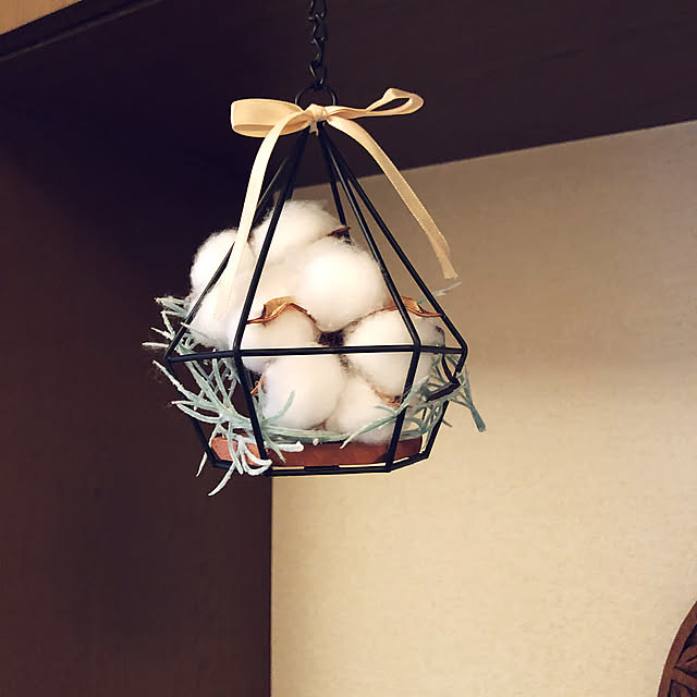 フェイクグリーン,10分でできる,コットンフラワー,クリスマス,冬支度,するーしてくださいませ。,Entrance,私のハンドメイド秋 hoshimamaの部屋