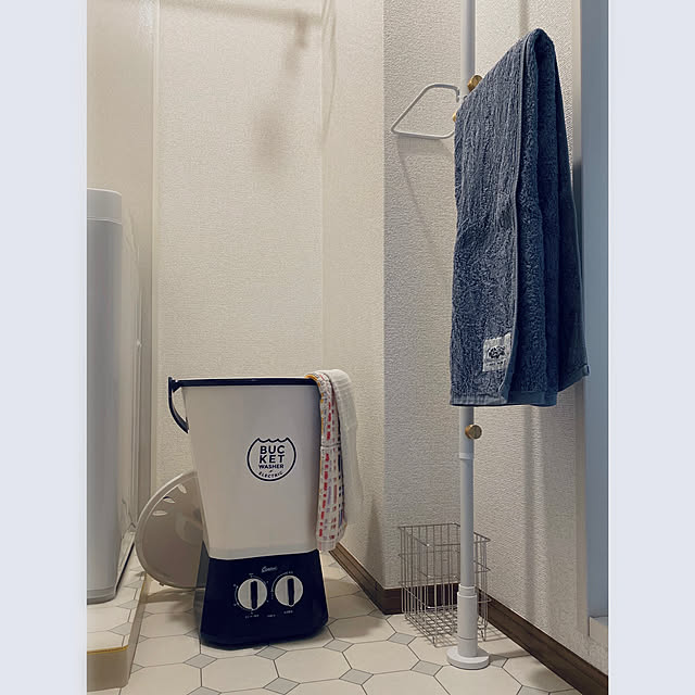 洗濯機,バケツ型,家電,ねこと暮らす,ランドリー用品,Bathroom 15の部屋