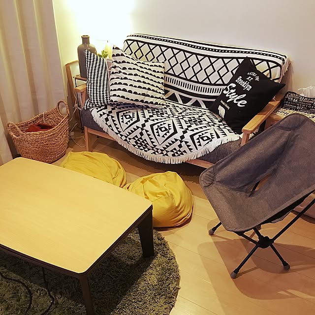 Lounge,1人掛けチェアー,Helinox,賃貸でも諦めない！,定点観測,子供と暮らす,ソファーまわり,楽天で買ったもの myurin.comの部屋