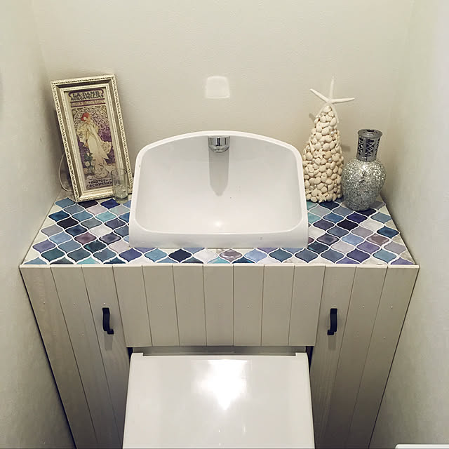 DIY,100均,ニトリ,Bathroom izoqの部屋