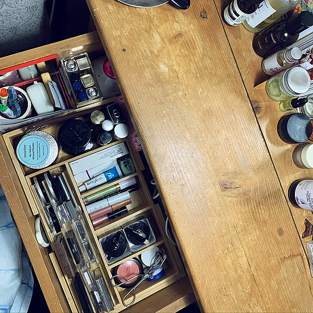 ドレッサー,IKEA 雑貨,IKEA,無印良品,化粧品,化粧品収納,My Desk piの部屋