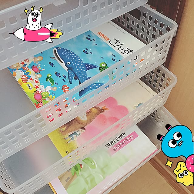 Overview,カラーボックス,子供部屋,セリア,カラーボックス DIY,セリアDIY,カラーボックス収納,教科書収納 akhyの部屋