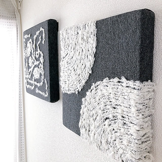 On Walls,DIYで和室をフローリングに,フローリングDIY,壁紙DIY,DIY,和室を洋室に,アート？(笑),断熱材でファブリックパネル,廃材リメイク,廃材利用,ファブリックパネルDIY,ファブリックパネル手作り,ファブリックパネル,アートのある暮らし,秋,古い家,築100年（笑）,極小住宅,古い家を好きになるDIY,グリーン kyoko1124koの部屋