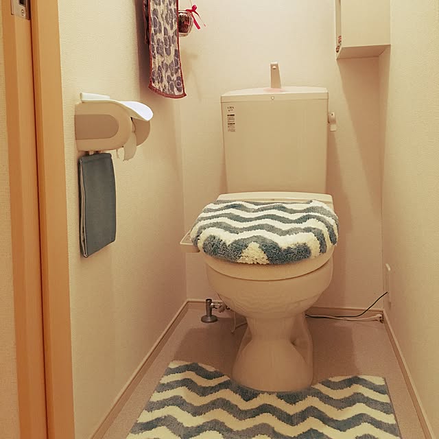 Bathroom,ニトリのトイレカバー,ニトリ,賃貸,大東建託,一人暮らし mameshaanの部屋