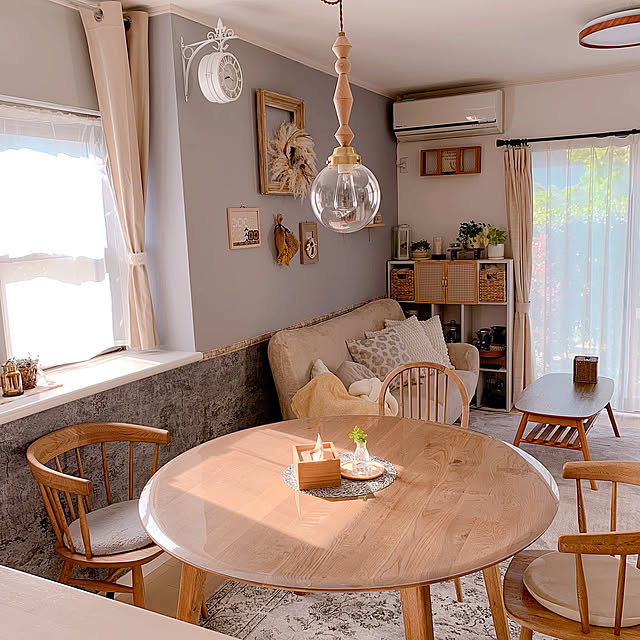 Lounge,DIY棚,アプロス照明,無印良品,クラッシュゲート,関家具,マルケッシュ チェア,四季物ひろば,日の光,春 chisaの部屋