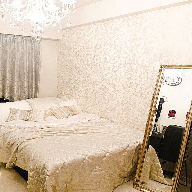 Bedroom,エレガント,モダン,ホテル風 mandaraの部屋