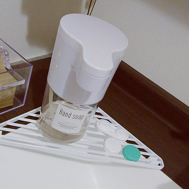 Kitchen,習慣,楽天roomやってます,楽天roomに載せてます,tower(タワー),泡ディスペンサー,シンクコーナーラック,手洗い,タワー,towerシリーズ,コンタクトケース,コンタクトケース置き nasieの部屋