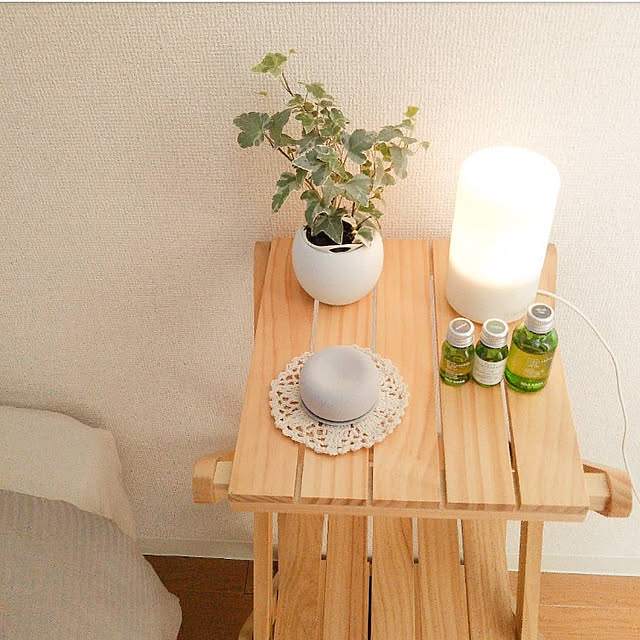 My Desk,セット,シンプル,シンプルインテリア,ナチュラル,ナチュラルインテリア,無印良品,アロマディフューザー,アロマストーン kurumiの部屋