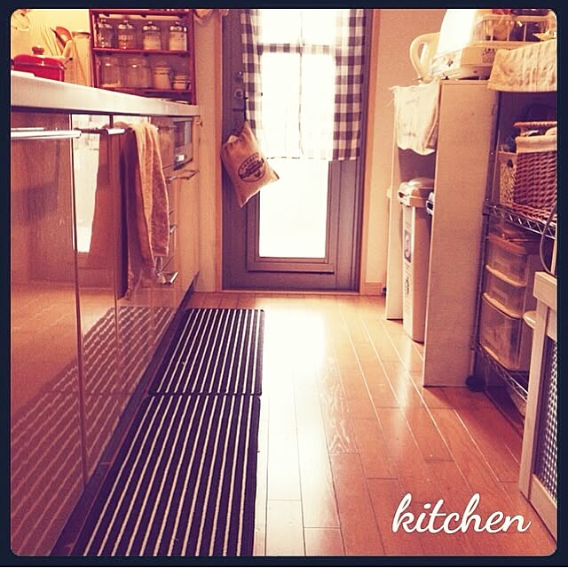 Kitchen,ダイソー,100均,キッチンマット Lefn7の部屋