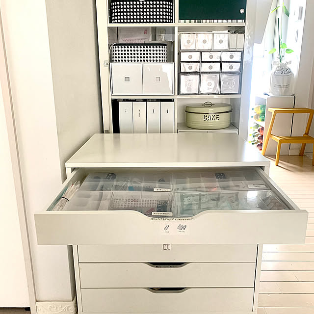 無印アクリルケース収納,無印良品,小物収納,IKEA家具,100均大好き,DAISO雑貨,収納大好き,ホワイト収納,セクションケース,収納が趣味,収納,IKEA 雑貨,My Shelf kittyの部屋
