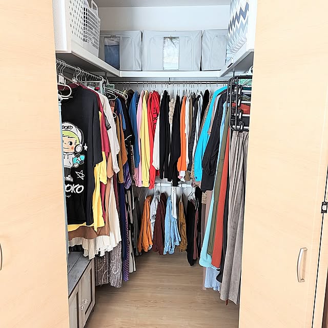 Overview,建売住宅,4LDK,シニア世代,断捨離中,海のインテリア,ブルー系色大好き,海辺のリゾートに憧れる,好きな物に囲まれて暮らしたい♡,白色が好き,自己満足のインテリア,お家時間を楽しむ♪,海の見える家に憧れる,迷ったら捨てるが目標,やって良かったこと,クローゼット収納 nonnonの部屋