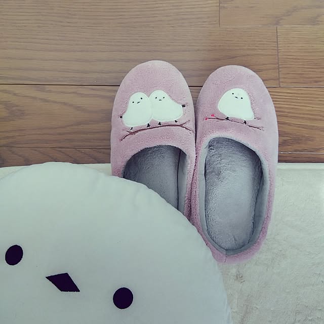 Lounge,ルームシューズ,シマエナガ,デコホーム,見て頂き感謝です♪ Ryokoの部屋