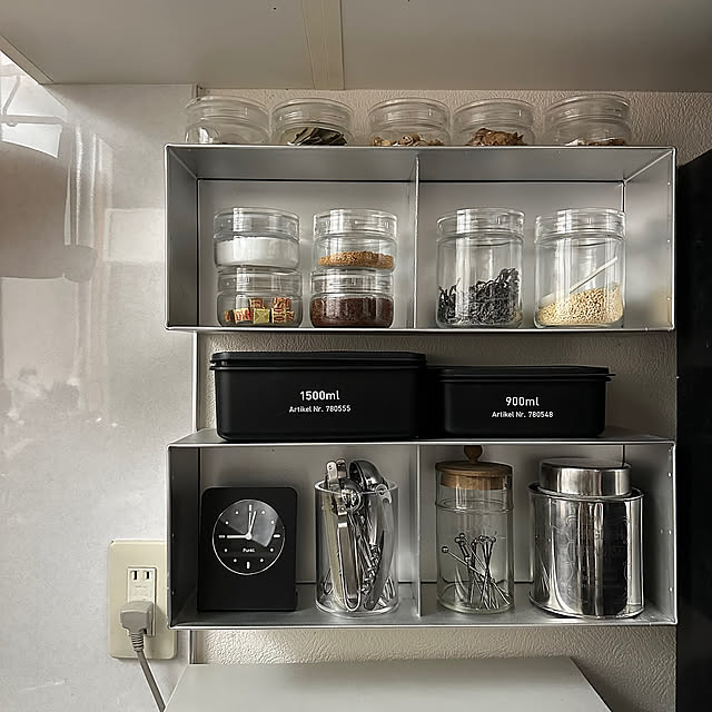 Kitchen,Punkt.AC02,賃貸,賃貸インテリア,ふたり暮らし,RHYTHM,くらしのリズムを整える,リズムアンバサダー coloriの部屋