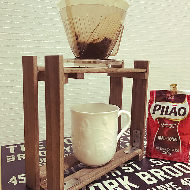 Kitchen,カフェ風,100均,セリア,DIY,スノコ,スノコリメイク,ドリッパースタンド,ドリッパースタンドDIY HIYMYの部屋