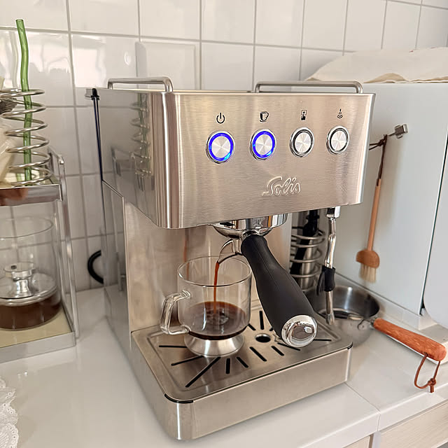ソリス　バリスタ　グラングスト,ソリス,コーヒーメーカー,コーヒーのある暮らし,無印良品,抹茶ラテ,皆さんとの出逢いに感謝♡,韓国インテリア,いつも見てくれてありがとうございます♡,おうちカフェ,海外インテリア mri96の部屋