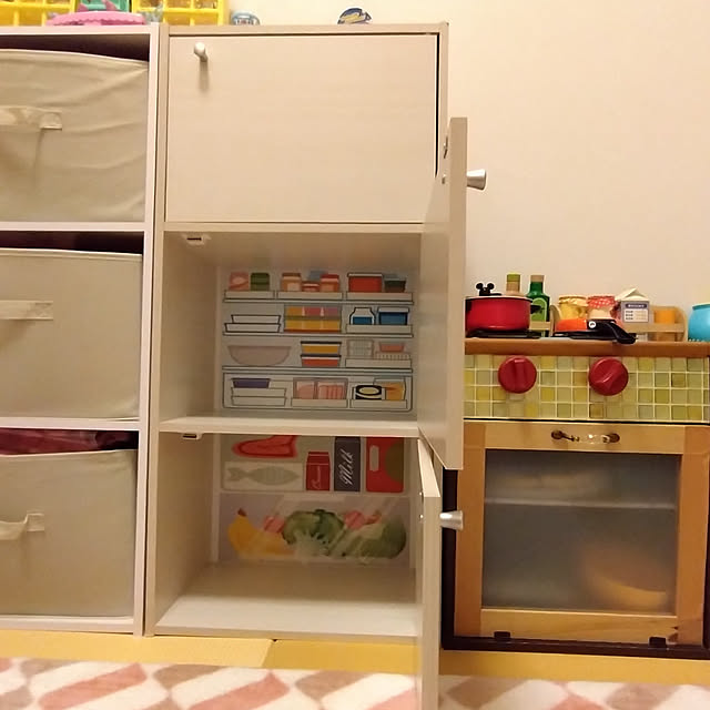 Overview,カラーボックス収納,キッズルーム,子供,こども部屋,こどもと暮らす,プレイルーム,親子で楽しむ,おもちゃ,子ども Azumiの部屋