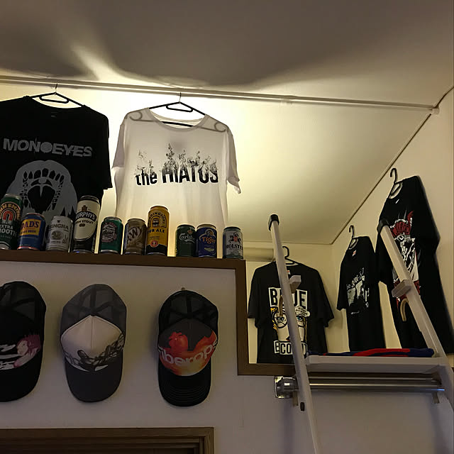 Overview,the hiatus,MONOEYES,fiberops,瓶,Tシャツ,ロフト,一人暮らし,LIVEグッズ,キャップ tomoの部屋