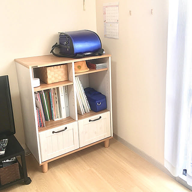 Lounge,BILYラックシェルフ,RoomClipショッピング,通学・通園グッズ収納,ナチュラルインテリア,賃貸インテリア Shionの部屋