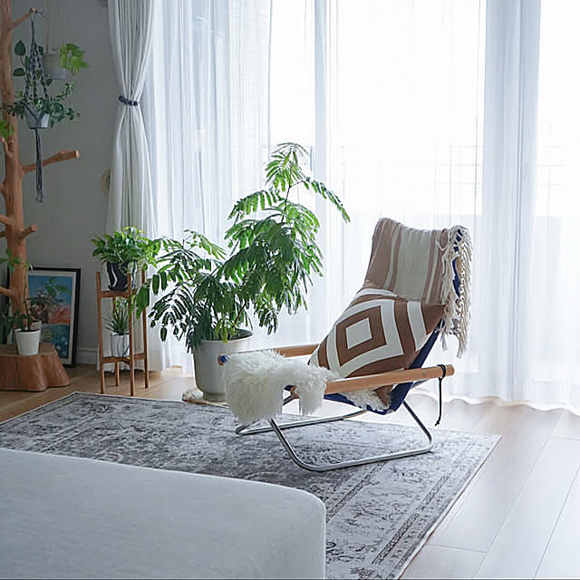 ムートン,ラウンジチェア,ニーチェアのある部屋,ニーチェアX,ニーチェア,リフォーム,マンションインテリア,マンションリノベーション,リノベーション,マンション,IKEA,Lounge mimi.lifeの部屋
