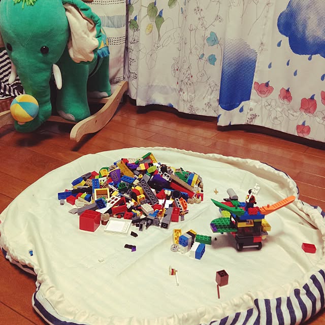 Overview,レゴ袋,インテリアじゃない,手作り,子供部屋 Megamouthの部屋