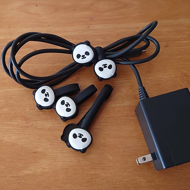 Lounge,百均,セリア,パンダ,パンダ好き♡,小物,ケーブルクリップ,かわいい,seria yoco-pandaの部屋